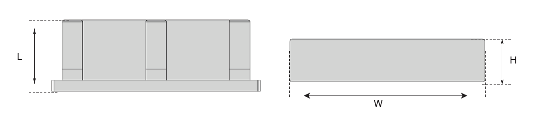 end cap for rhs handrail